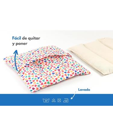 Premium Aromatherapy Footmuff - Lavender Orange Blossom & Romero Fabric - 28x26x2 cm - International Shipping - Buy Online on GoSupps.com