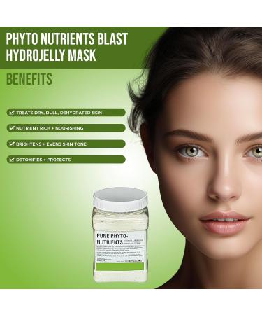 Phyto Nutrients Blast Jelly Mask - Professional Hydro Glo Peel-Off for Hydration Soothing & Glowing Skin Suitable for All Skin Types Vajafacial Jelly Mask | 12 Applications (30 Fl Oz) - Buy Online on GoSupps.com