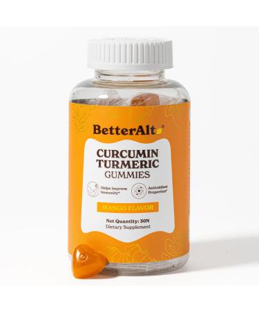 Better Alt Curcumin Gummies | Ginger & Peperine | Mango Flavor |1-Month Pack