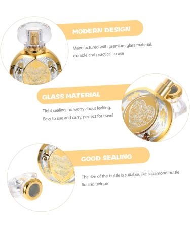 MAGICLULU Perfume Bottle Glass Perfume Clear Container Glass Container Perfume Crystal Decor Small Perfume Spray Bottle Refillable Atomizers Bottle Empty Filling Travel Essential Oil - Buy Online on GoSupps.com