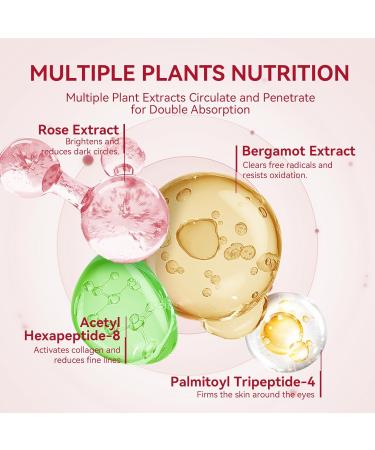 BREYLEE Lot de 60 patchs pour les yeux en forme de rose pour les yeux gonfl s hydrate am liore et raffermit le contour des yeux convient pour les femmes et les hommes. - Buy Online on GoSupps.com