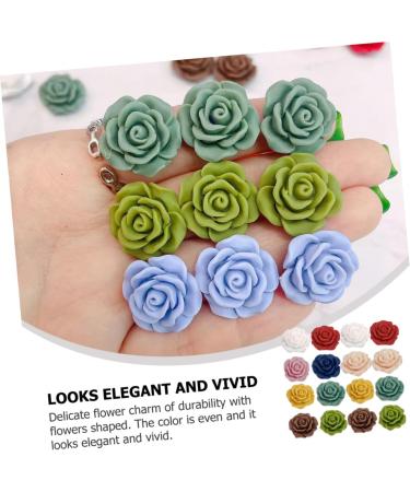 NUOBESTY 225 Pcs DIY Handmade Flocked Rose Material The Flowers Red Rose - Buy Online on GoSupps.com