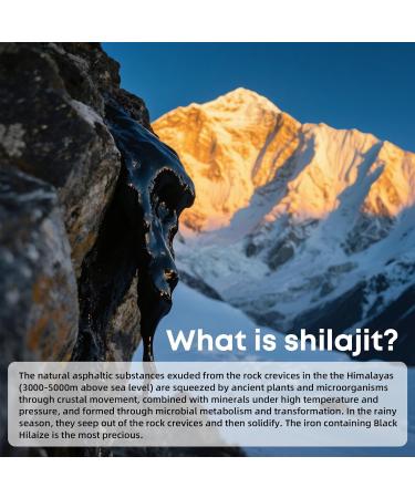 BIYODE Himalayan Pure Shilajit Sticks with Organic Honey, Saffron Easy to Consume Shilajit 30 Sticks for Energy Boost Immune 85+ Trace Minerals 75%+ Fulvic Acid 30 Day Supply - Buy Online on GoSupps.com