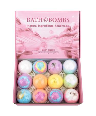 Bombes de bain pour enfants 12 pi ces bombes de douche ingr dients naturels hydratent apaise la peau soulagent le stress Spa pour les femmes relaxantes - Bain