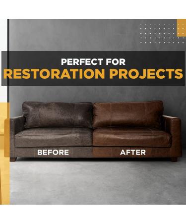 FORTIVO Leather Recoloring Balm - Mink Oil  Leather Repair Kit for Furniture  Dark Brown Leather Dye  Leather Repair Kit  Mink Oil Leather Balm  Leather Repair Kit for Couches  Mink Oil for Leather - Buy Online on GoSupps.com