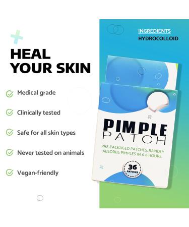 Effective Pimple Patches for Acne Treatment | Hydrocolloid Stickers for Fast Results - Shop Internationally - Buy Online on GoSupps.com