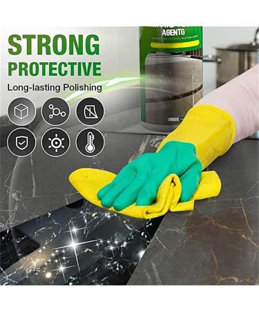 Marble Nano Crystal-Plating Agent Stone Crystal Plating Agent for Kitchen Quartz Countertop Cleaner and Polish Strong Protective Long-lasting Polishing (50ml) - Buy Online on GoSupps.com