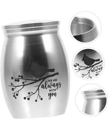 BESPORTBLE 5pcs Parrot Urn Pet Keepsake Urns Urn for Parrot Ashes Urns for Parrot Cat Urns Stainless Steel 4.00X3.00X3.00CMx5pcs Silverx5pcs - Buy Online on GoSupps.com