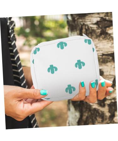 Plafope Women's Coin Bag & Menstruation Storage Pocket - Multifunctional Halter Towel & Pad Holder 11.5x11.5x4cm - Buy Online on GoSupps.com