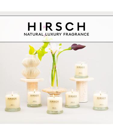 Hirsch Natural Luxury Fragrance Candle - All Natural Green Tea + Musk | 60 Hours Burn Time | Cotton Wick | 8.8oz - Buy Online on GoSupps.com