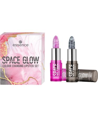 Essence Space GLOW COLOUR CHANGING Colour-Adapting Lipstick Kit, Natural, Acetone-Free, Vegan, No Microplastic Particles, Gluten-Free, 1 Piece
