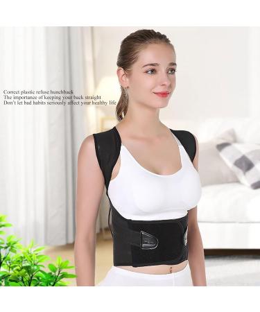 Invisible Posture Corrector | Adjustable Full Back Support for Teens & Adults | Hunchback Correction Straps | Orthopedic Vest & Shoulder Straightener in 3X-Large Black - Buy Online on GoSupps.com