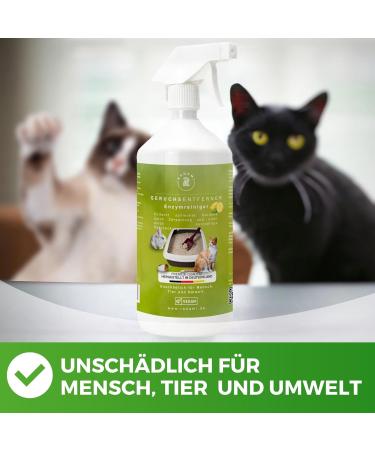 Buy Odor Remover Enzyme Cleaner 1000ml - Eliminate Cat Urine & Bad Smells for Cages Kennels & Toilets - Fast International Shipping - Buy Online on GoSupps.com