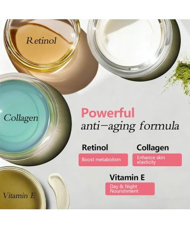 Retinol Cream for Face with Collagen Collagen Face Moisturizer for Lifting Skin Day-Night Anti-Aging Cream for Women and Men for Tighten & Smooth Fine lines Wrinkles and Dryness 1.76 Fl Oz - Buy Online on GoSupps.com