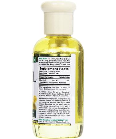 Nature's Bounty E Oil 30 000IU 2.5 Fl. Oz (Pack of 2) - Buy Online on GoSupps.com