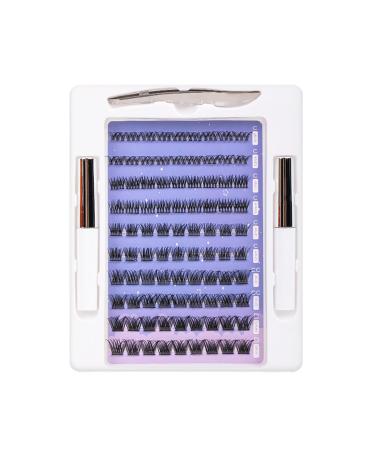 Colored Lash Clusters Colored Lash Extension Colorful Lash Clusters Kit Color Lash Extensions Rainbow DIY Eyelash Extension Colorful Cluster Lashes for Beginners DIY at Home 009