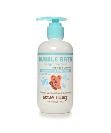 Little Twig Bubble Bath Natural Plant Derived Formula Fragrance Free 8.5 fl oz. Unscented 8.5 Fl Oz (Pack of 1)