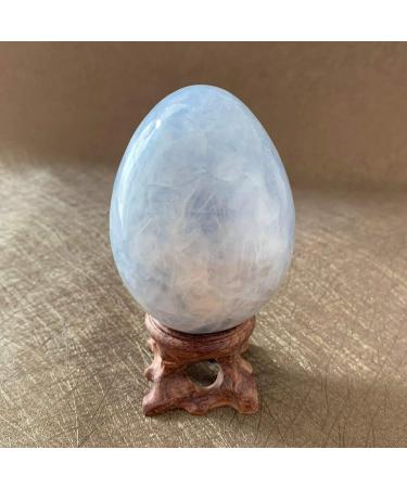 Celestite Quartz Crystals Stone Egg Gemstones Natural and Minerals Fontaine Decoration Maison Spiritual Engel arredo casa - (Size: 60-75mm) Full of Texture - Buy Online on GoSupps.com