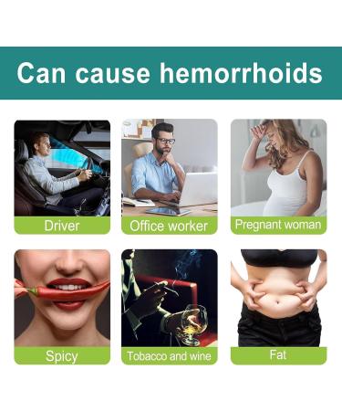 Natural Herbal Strength Hemorrhoid Capsules Hemorrhoid Treatment for Women Men Helps Relieve Itching Burning Haemorrhoid Treatment & Piles Treatment Suppositories (2Box) - Buy Online on GoSupps.com