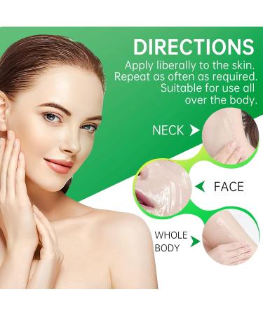 Aloe Vera Gel Organic Aloe Vera Gel Natural Aloe Vera Gel Moisturizing Soothing and Moisturizing Repairing Sunburn and Scars Face Care Body Hair 50 g - Buy Online on GoSupps.com