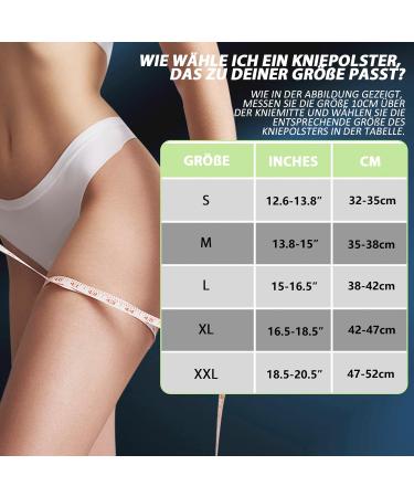 Ruilala Knee Support - Compression Band for Men & Women - Ideal for Meniscal Tear Arthritis & Tendon Inflammation - Blue Size M - Perfect for Fitness & Weightlifting - Buy Online on GoSupps.com