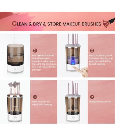 Buy Ideashop Electric Makeup Brush Cleaner - Automatic Spinning Device for All Makeup Brushes | Deep Clean & Gentle Care | Perfect Gift for Women - Buy Online on GoSupps.com