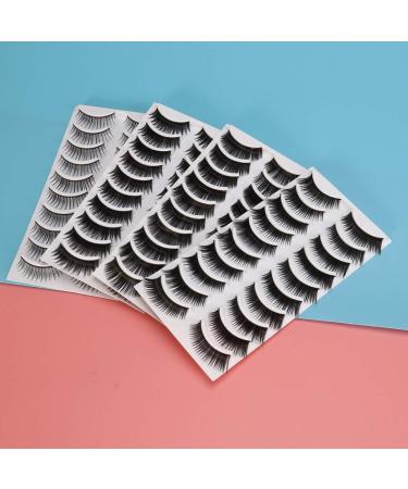 FRCOLOR 80 Pairs Lashes for Women Beauty Favors Supplies False Eyelashes Beauty Long Lashes Cosplay Lashes Makeup Eyelash Curl Flat Lashes Beauty Kit Natural Eyelashes Tool 3d Make up - Buy Online on GoSupps.com