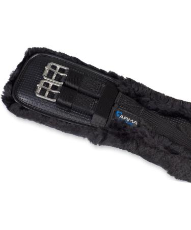 Shires ARMA SupaFleece Dressage Girth - Elastic - Black Black 22 - Buy Online on GoSupps.com