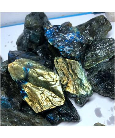 Dazzle Labradorite Original Stone Quartz Crystal Rough Specimen FZUGEDRLI (Size : 700-750g) - Buy Online on GoSupps.com