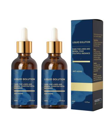 2 Bottle Face Serum in a Bottle Stock Solution Facial Serum Liquid Solution Face Serum for Women Treatment Anti-Aging Wrinkle Removal Serum.