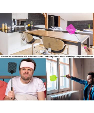 Premium Extendable Fly Swatter Set - 3 Telescopic Green Swatters for Flies Mosquitoes & Insects - Ideal for Outdoor & Indoor Use - Buy Online on GoSupps.com