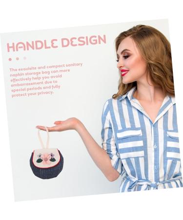 Lurrose Women's Tampon Storage Bag - Multi-Function Travel Organizer for Bandages & Menstrual Products - Wet & Dry Color Sorted - 16x13cm - Buy Online on GoSupps.com