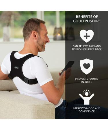ActivePosture Posture Corrector for Men and Women - Back, Shoulder & Neck Support Brace | Adjustable Strap for Pain Relief - Buy Online on GoSupps.com