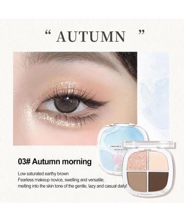 LXZJJM Matte Eyeshadow Palette Soft and Blendable Eyeshadow Makeup Palette for Natural Long-lasting Eye Makeup Looks Perfect for Beginners Neutral Shades 5.8g/0.21 oz (03#Autumn Morning) - Buy Online on GoSupps.com