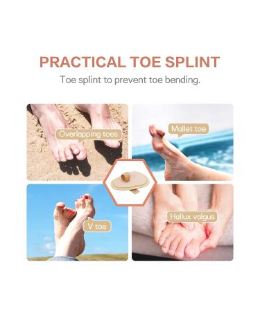 Bunion Pads & Toe Splint Set for Toe Joint Alignment and Pain Relief - Buy Online on GoSupps.com