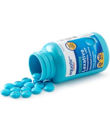 Equate Maximum Strength Laxative Sennosides 25mg 90 Count - Stimulant Laxative for Fast Relief - Buy Online on GoSupps.com