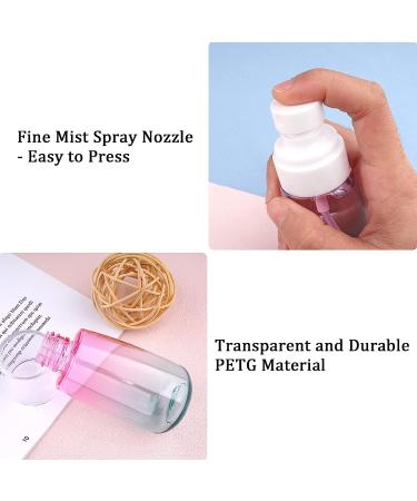 3 Pack Cosywell TSA Approved 2oz Travel Spray Bottles - Leak Proof Fine Mist Empty Plastic Bottles for Perfume, Essential Oils, Toners - 3 Color Options - Buy Online on GoSupps.com