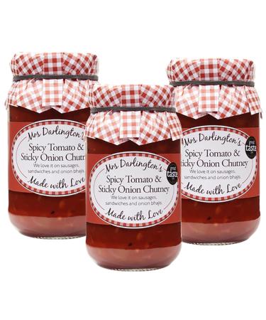 Generic Mrs Darlington's Spicy Tomato and Sticky Onion Chutney - 312g - Pack of 3