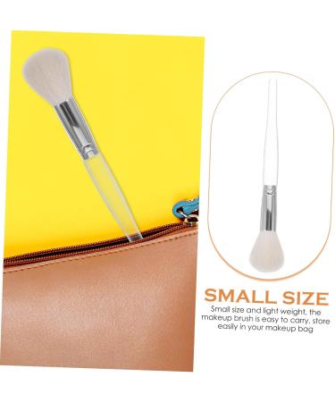 POPETPOP Wool Makeup Brush Blush for Makeup Small Makeup Brush Face Powder Brush Highlighter Brush Powder Brush for Pressed Powder Plastic Handle Cosmetic Facial Cleanser Miss 17.50X3.00X2.50CM As Shown - Buy Online on GoSupps.com