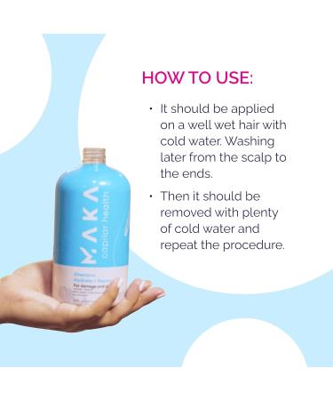 Maka Capillary Health Moisturizing Shampoo | Repair Damaged & Dry Hair | 16 Fl Oz - International Shipping Available - Buy Online on GoSupps.com