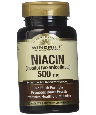 NIACIN NO Flush TB 500MG WMILL Size: 30