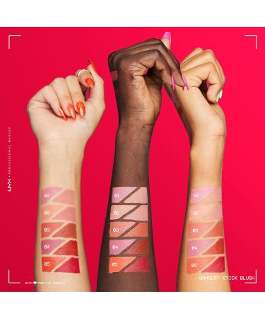 NYX Professional Makeup Wonder Stick - Deep Magenta + Ginger | Vegan Moisturizing Hyaluronic Acid | 1 Pack - Buy Online on GoSupps.com