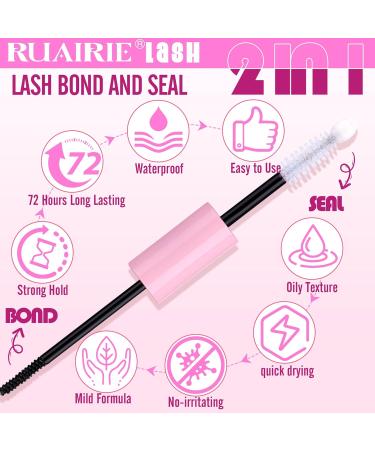 Bond and Seal Lash Glue | Strong Hold 2-in-1 Waterproof Cluster Lash Glue by Ruairie - Long Lasting & International Shipping - Buy Online on GoSupps.com