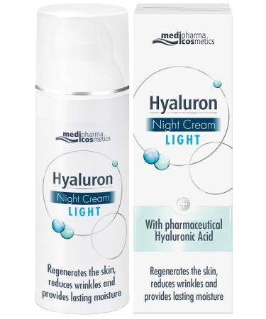 Medipharma Cosmetics Night Care Cream - Infused with Duo-Hyaluronic Complex - Anti-Wrinkle Face Cream - Perfect for Normal to Dry Skin - Daily Use Anti-Aging Cream - 50 ml
