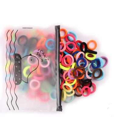 SYGY 200PCS Baby Hair Ties - Cotton Toddler Hair Bands for Girls - Elastic Cute Accessories - Multicolor Ponytail Holder for Kids - Buy Online on GoSupps.com