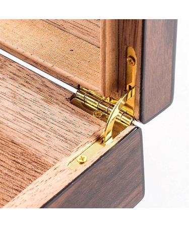 Portable Transparent Window Cedar Cigar Case Wood Travel Cigar Humidor Set with Humidifier Hygrometer Decorative Box - Buy Online on GoSupps.com