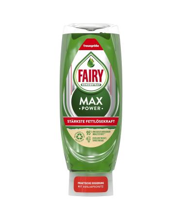 Fairy detergent Max Power Original effective formula for clean dishes and fat solving power for greasy pots and pans 660ml (1 Pack)
