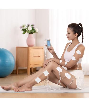 Brilnurse TENS Unit Pads Upgraded 20 Pieces Replacement Electrode Pads Snap TENS Machine Electrode Pads Self-Stick Performance and Non-Irritating Design for Electrotherapy Reuse More Than 45 Times - Buy Online on GoSupps.com