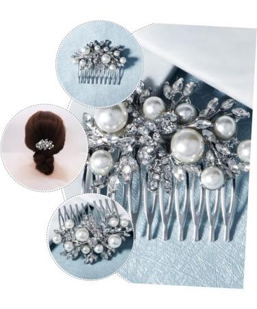 MUSISALY 1pc Hair Comb Hair for Women Bridal Comb Pearl Hair Pins Wedding Hairpin Wedding Hair Accessories Hairpin Comb Wedding Headpiece Pearl Hairpins Bridal Headdress - Buy Online on GoSupps.com