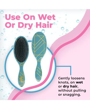 Wet Brush Original Detangler Brush - Free Spirit Ocean - Gentle IntelliFlex Bristles - Pain-Free Hair Comb for All Hair Types - Men, Women, Boys, Girls - Buy Online on GoSupps.com